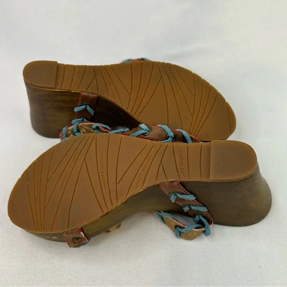 Naughty Monkey Indios Wedge Sandal Leopard 10 - Picture 15 of 16